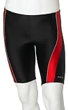  : Reebok Men's Performance MXT Jammer Swimsuit, Black/Red, 34
