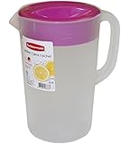 Rubbermaid Classic Pitcher Wit Purple Lid, 1 Gallon