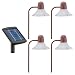 Tools & Hardware : Malibu Solar Two White LED Metal Walk Light 4-Pack with Remote Panel, Rustic Brick, #LZ31RP4