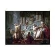 Jeroboam Sacrificing To The Idols by Jean Honore Fragonard. Art Print Poster 20 inches width by 16.25 inches height. Highest Quality Art Poster Print