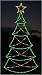 Lighted Holiday Display 690 2-D Tree with Star