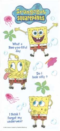 SpongeBob Stickers/Borders Packaged - SpongeBob 
