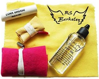 Band Camp Survival Pack for Bass Clarinet Players - Includes: Drawstring Backpack, Bass Clarinet Care Cleaning & Maintenance Kit, Music Note Travel Tumbler, Sunglasses, Band Folder, Tuner/Metronome, Bonfire Harmonica & Earbuds