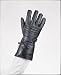 Mens Leather Motorcycle Winter Gloves w/ Rain Cover In Zippered Gauntlet Large GL2066