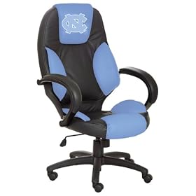 North Carolina Tar Heels Leather Office Chair