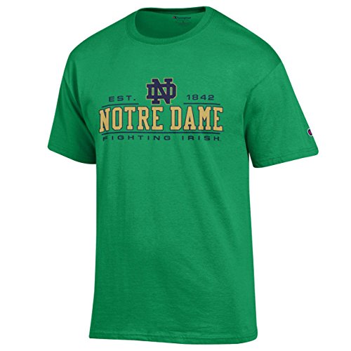 Notre Dame Fighting Irish Adult Logo T-Shirt - Green