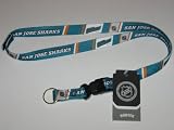 SAN JOSE SHARKS Team Logo 24" LANYARD Velcro Key Chain