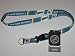 SAN JOSE SHARKS Team Logo 24 LANYARD Velcro Key Chain