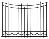Grand Flanders Festoon Base Unit- Black