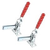 uxcell トグルクランプ クイック リリース フランジ 保持ベース 垂直 11412 200キロ 440ポンド 2個
