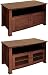 Bell'O WAVS-325 Dark Mocha Finish Wood Audio Video Cabinet