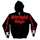 EDGE - Never Give in - Black Zip Up Hoodie