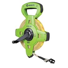 Greenlee 0155-200 Fiberglass Measuring Tapes, Double Sided, 200-Foot