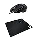 Logitech Proteus Spectrum RGB G502 Mouse da Gaming + Logitech G640 Tappetino per Mouse Gaming