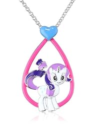 My Little Pony Girls Fine Silver Plated Rarity Pendant Necklace, 18"