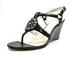 Coach Harper Wedge Sandal, Black