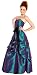 Strapless Taffeta Bridesmaid Prom Holiday Formal Gown Long Dress Junior Plus Size
