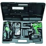 Hitachi DS 18DVF3(1.4C) Set Akku-Bohrschrauber Akku-Bohrschrauber [ 2xEB1814SL Akku + 1 Akku-Lampe UB18D]