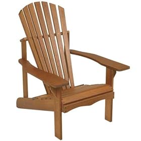 Arboria 8803394 Idlewild Outdoor Wood Lodge Adirondack Chair by