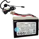 HQRP Replacement PDA Battery for Palm Life Drive / LifeDrive Mobile Manager + Screwdriver plus Earbud Headset w/Microphone