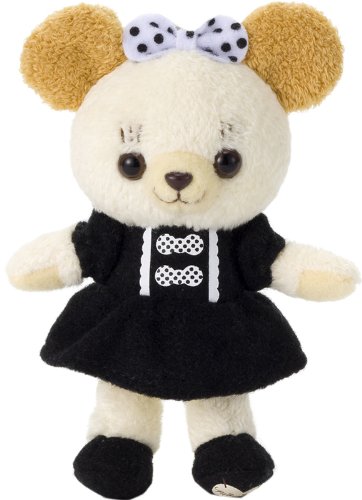 ディズニー ミニー&カドリーベア モノクロワンピース ボールチェーン