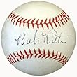 Babe Ruth Autographed/Hand Signed Official AL Baseball PSA Graded 7