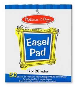Childrens Toyshop  Toys : Melissa & Doug Easel Pad (17"X20")