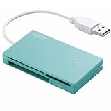 ELECOM 42+6fBAΉ[_C^ / SD+MS+CF+SMΉ / u[ MR-K002BU