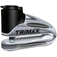 Compare Prices of Trimax T665LC Hardened Metal Disc Lock - Chrome 10mm Pin (Long Throat) with Pouch & Reminder Cable