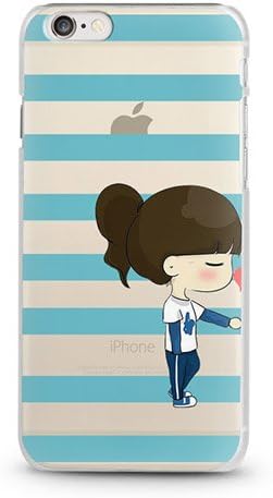 Cute Couple iPhone 6 Case, MRTEC iPhone 6 (4.7 Inch) Case Ultra Slim Soft TPU Mobile Phone Cases UV print Exclusive Design Cute Couple Cell Phone Cases