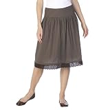 Merona  Petticoat Skirt - Spanish Brown Stripe