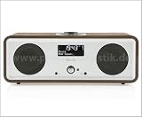 Vita Audio R2i Table Top Stereo. Integrated iPod Docking Station and DAB Tuner. Rich Walnut finish