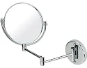 Chrome Extending Shaving Wall Mounted Mirror True Image x3  Magnified Extends to 64cm 20cm