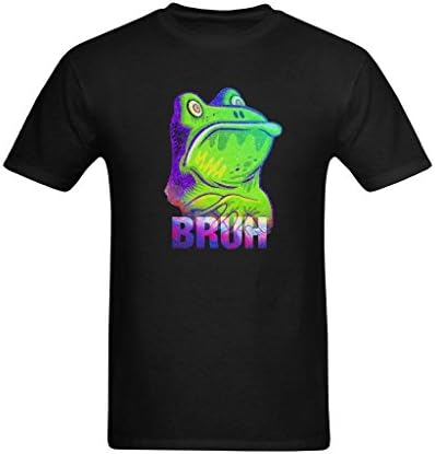 Quinscott Men's Bruh Frog T-shirts Small