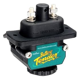 Battery Tender 027-0004-BK Black Power Connect Trolling Motor D/C Connector