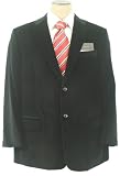 Claiborne Mens 2 Button Black Velvet Sport Coat / Blazer / Jacket - Size 46R