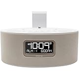 iHOME IDL46WHC Dual Charging Stereo FM Clock Radio (White)