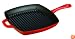 Lodge Color Enamel Cast Iron 10 inch Square Grill Pan, Island Spice Red