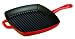 Lodge Color Enamel Cast Iron 10 inch Square Grill Pan, Island Spice Red
