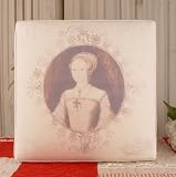 VINTAGE HOCKER SHABBY CHIC KÖNIGIN ELISABETH TUDOR