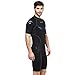 Phantom Aquatics Men's Marine Shorty Wetsuit, Black/Blue, XX-Large
