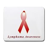 Lymphoma Awareness Ribbon Mouse Pad