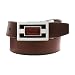 Inox Jewelry Men's Brown Belt with Stainless Steel Buckle