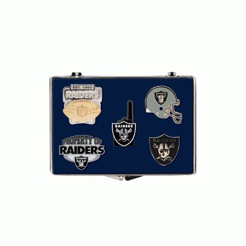 NFL Pin-Set / 5 Pins Oakland Raiders