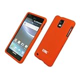 EMPIRE Orange Rubberized Hard Case Cover for AT&T Samsung Infuse 4G I997
