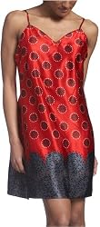 Intimo Women's Border Print Chemise