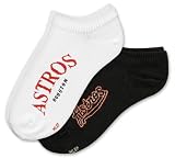 MLB Houston Astros Women's No-Show Socks (2 Pack)
