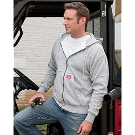 Buy 8.25 oz. Thermal-Lined Hooded Fleece Jacket ASH GRAY - 3XL by Dickies