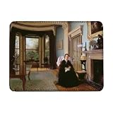 Victorian interior with seated lady by.. - iPad Cover (Protective Sleeve) - Art247 - IPads 1 And 2