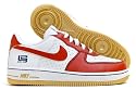 Children's Nike Air Force One Low (LeBron James) (White-Varsity/Red-Metallic/Gold)